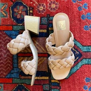 Dolce Vita braided leather slides